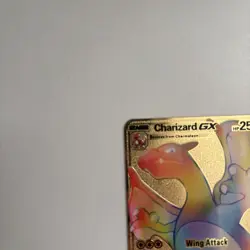 Rare Rainbow Gold Charizard GX Card 150/147 card in Mint condition - Image 2