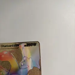 Rare Rainbow Gold Charizard GX Card 150/147 card in Mint condition - Image 3