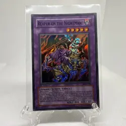 Vintage First Edition Reaper On The Nightmare Super Rare Yugioh Card PGD-078 A - Image 1