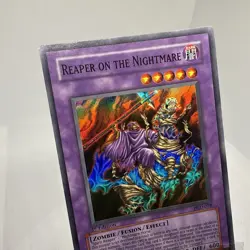 Vintage First Edition Reaper On The Nightmare Super Rare Yugioh Card PGD-078 A - Image 2