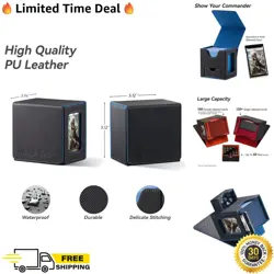 Deck Box for Magic The Gathering Commander 100 Cards Card Display Organizer - Image 1