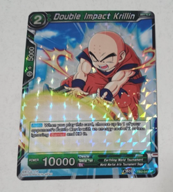 Dragon Ball Super Card Game Double Impact Krillin TB2-041 R Rare Foil x1 - Image 1