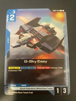 GD01-014 G-Sky Easy - Gundam TCG Card Game Multiple Available - Image 1