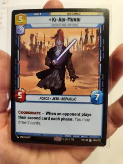 Ki-Adi-Mundi Composed and Confident 064/257 - Star Wars Unlimited Card - Image 1