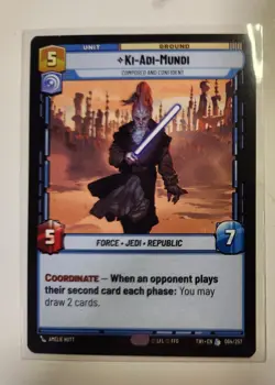 Ki-Adi-Mundi Composed and Confident 064/257 - Star Wars Unlimited Card - Image 2