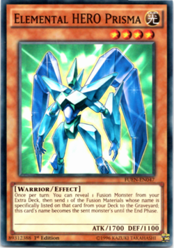Elemental HERO Prisma - FUEN-EN047 - Super Rare - 1st Edition - Yugioh - Image 1