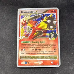 BLAZIKEN FB Lv.X Holo Ultra Rare 142/147 Supreme Victors Pokemon Card - Image 1