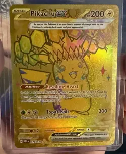 Pikachu ex 179/131 Hyper Rare! Holo! Prismatic Evolutions Pokemon Card - Image 2