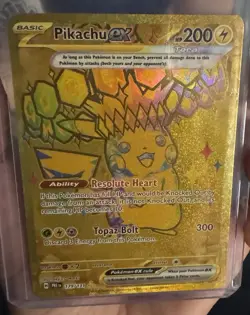 Pikachu ex 179/131 Hyper Rare! Holo! Prismatic Evolutions Pokemon Card - Image 3