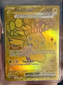 Pikachu ex 179/131 Hyper Rare! Holo! Prismatic Evolutions Pokemon Card - Image 5