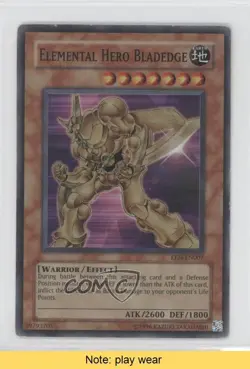 SR - Elemental HERO Bladedge Unlimited YuGiOh Energy #EEN-EN007 2005 READ 0j6 - Image 1