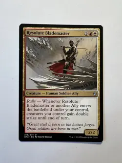 Resolute Blademaster - MTG Battle for Zendikar - NM - Image 1
