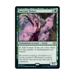 WOTC MtG Modern Horizons 2 Sanctum Weaver (R) NM - Image 1