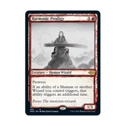 WOTC MtG Modern Horizons 2 Harmonic Prodigy (Showcase) (R) NM - Image 1