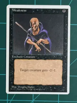 Weakness MTG Core Set 4th Edition Regular - Image 1