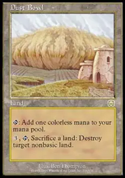 MTG English Dust Bowl Light Play Foil Mercadian Masques - Image 1