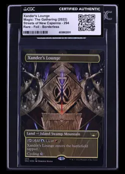 Xander's Lounge Borderless Streets of New Capenna Foil Edition MTG - Image 1