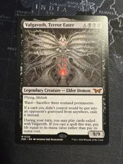 MTG - Valgavoth, Terror Eater _ DSK Regular Mythic #0120 - Image 1