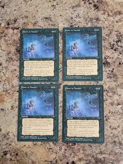 4x MTG English, Hymn to Tourach (Van Camp) Fallen Empires NM-LP Playset - Image 1