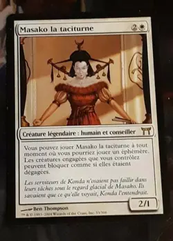 Masako la taciturne Francais - French Masako the Humorless - Magic mtg - - Image 1