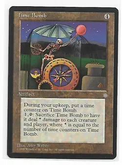 Magic the Gathering ~ MTG ~ 1x Time Bomb ~ ICE AGE ~ M/NM - Image 1