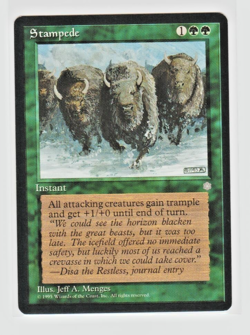 Magic the Gathering ~ MTG ~ 1x Stampede ~ ICE AGE ~ M/NM - Image 1