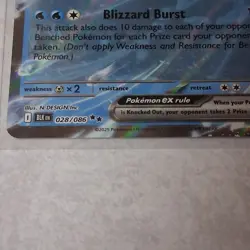 Kyurem ex 028/086 Scarlet & Violet Black Bolt Double Rare Holo Pokemon TCG NM/M - Image 3