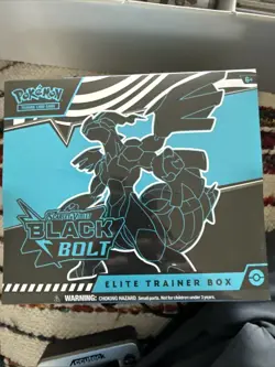 Pokemon TCG: Black Bolt - Elite Trainer Box (ETB)- New/Factory Sealed - Image 1