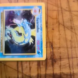 Pokemon Gyrados Holo Base Set #6/102 Unlimited Rare Heavy Play - Image 3