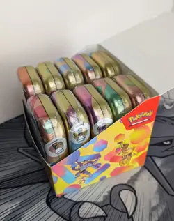 Pokemon TCG 151 Mini Tin Display Complete Set Of 10, Unsealed Box - Image 4