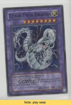 SR - Cyber Twin Dragon Unlimited YuGiOh netic Revolution #CRV-EN035 READ 0b5 - Image 1