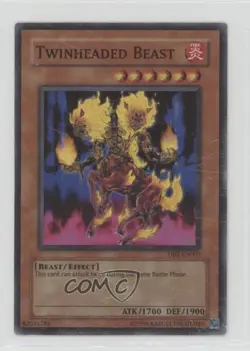 Twinheaded Beast YuGiOh Destiny Board Traveler Gameboy Advance Promo #DBT-EN003 - Image 1