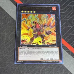 Number 61: Volcasaurus [1st Edition] ZTIN-EN002 YuGiOh Zexal Collection Tin - Image 2