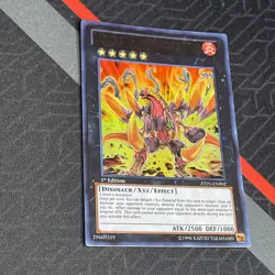 Number 61: Volcasaurus [1st Edition] ZTIN-EN002 YuGiOh Zexal Collection Tin - Image 5