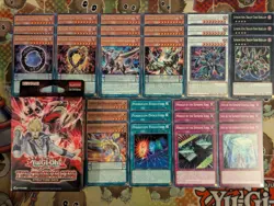 YuGiOh The Crimson King Structure Deck Sealed & 30cd MZMI/AGOV Supreme King Core - Image 1