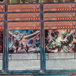 YuGiOh The Crimson King Structure Deck Sealed & 30cd MZMI/AGOV Supreme King Core - Image 4