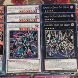 YuGiOh The Crimson King Structure Deck Sealed & 30cd MZMI/AGOV Supreme King Core - Image 5