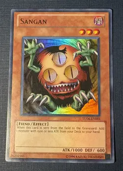 Yugioh Sangan TU06-EN001 Ultra Rare Turbo Pack 6 - Image 1
