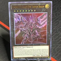 Yugioh Number 107: Galaxy-Eyes Tachyon Dragon BLLR-EN067 Ultra Rare 1st Ed - Image 1