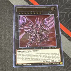 Yugioh Number 107: Galaxy-Eyes Tachyon Dragon BLLR-EN067 Ultra Rare 1st Ed - Image 2