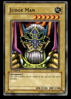 Judge Man SDK-A007 Starter Deck Kaiba 1st Edition 2002 - Yugioh - Image 1