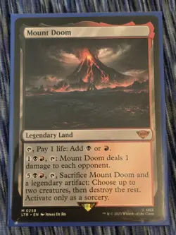 MTG Mount Doom 2 card lot #258 and #343 LOTR Mythic - Image 2