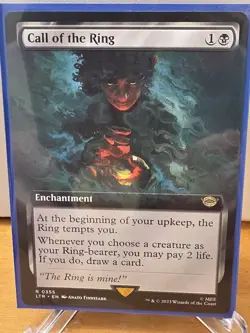 MTG Call of the Ring 3 card lot. #79, #79 foil, #355 - Image 1