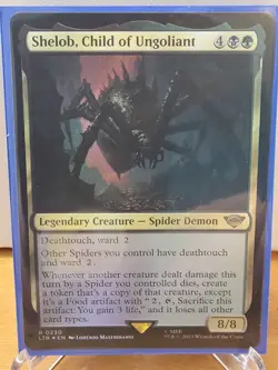 MTG Shelob, Child of Ungoliant 3 card lot. #230, #230 foil, #374 - Image 3