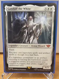 MTG Gandalf the White 2 card lot. #19 and #305. Lord of the Rings - Image 2