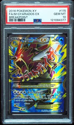 M Gyarados EX 115/122 PSA 10 XY Breakpoint Pokemon Card - Image 1