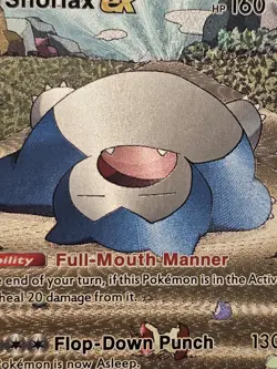 Snorlax Ex Pokemon TCG Pocket Custom Textured Fanart Card - Image 3