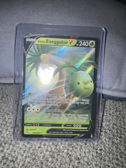 Pokemon Alolan Exeggutor v Holo Rare Card 005/078 EX/NM Condition - Image 3