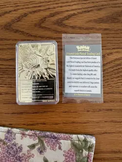 Pokemon Poliwhirl 23k Gold Plated Trading Card 1999 Nintendo #61 w/ Certificate - Image 2