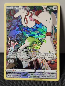 2022 Pokemon Card SWSH Silver Tempest Smeargle Trainer Gallery Holo #TG10/TG30 - Image 1